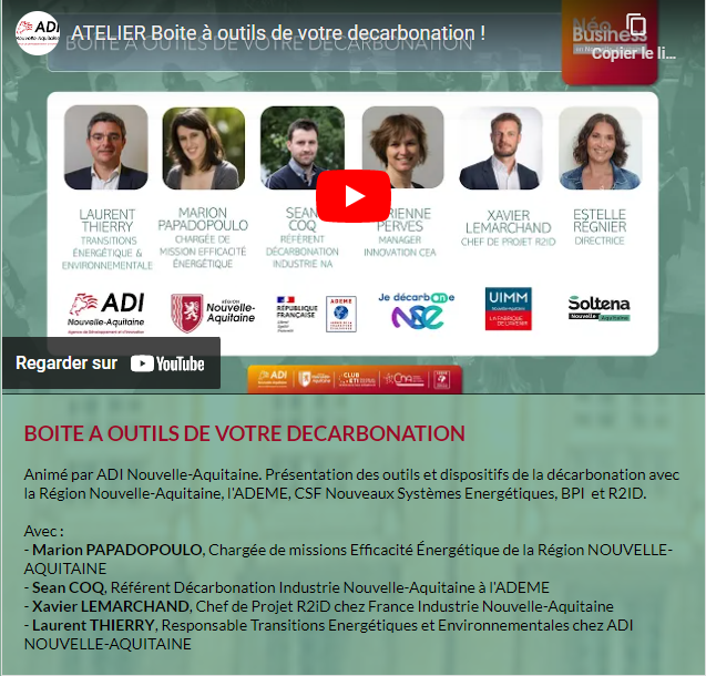 Replay Boite à outils de la décarbonation