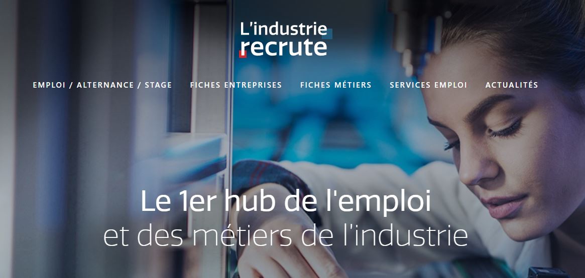 LINDUSTRIE-RECRUTE.FR : le site de vos offres d’emploi