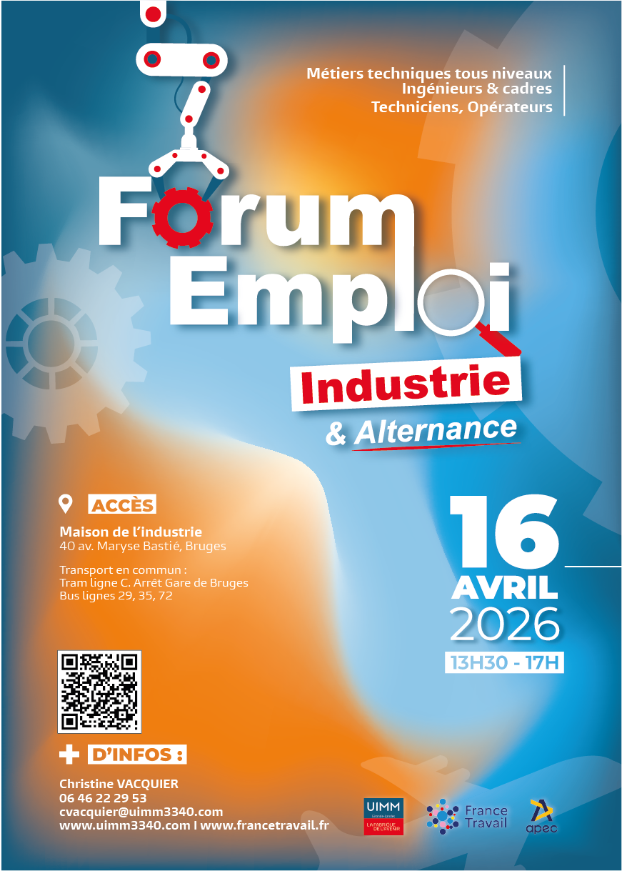 Affiche Forum Emploi Industrie 2026