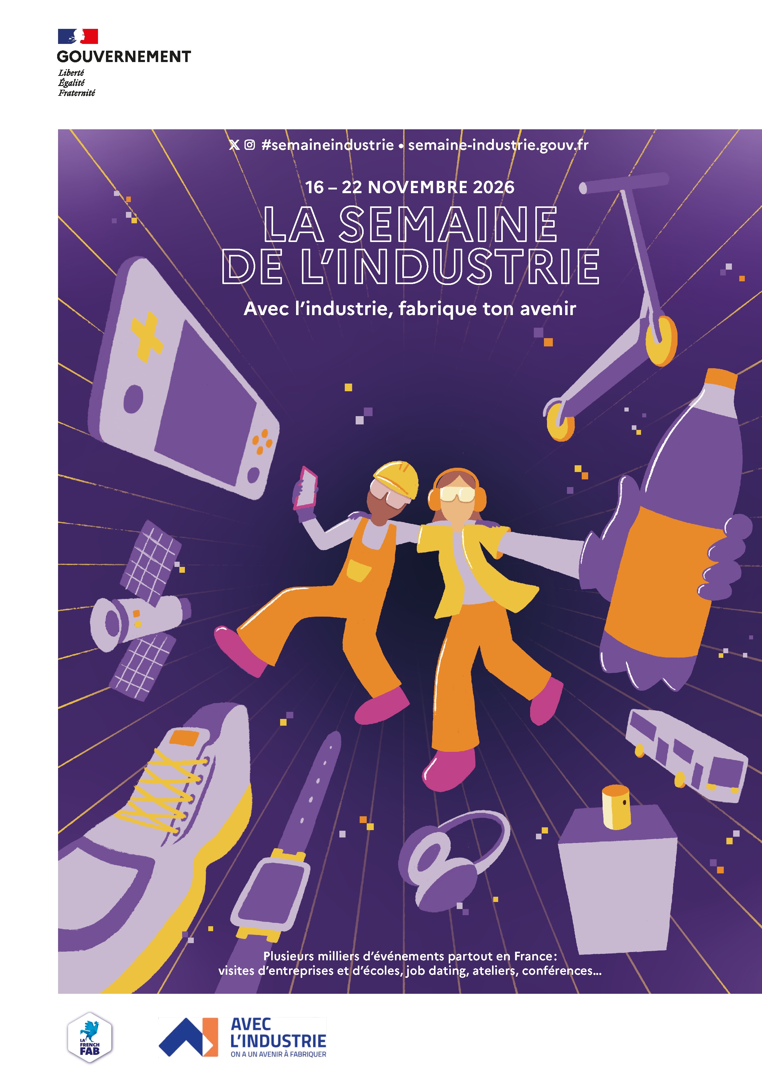 Découvrez le programme de la semaine de l'industrie !
